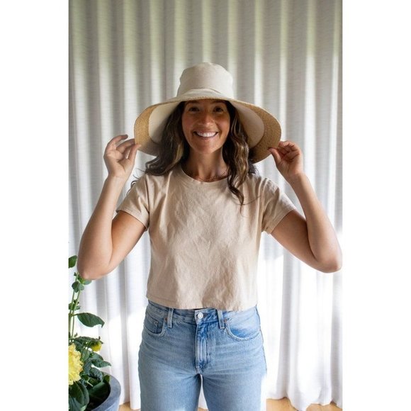 Everything But Water Lola Hat - Elegant Cream Wide-Brim Hat. Brand new! - Picture 10 of 13